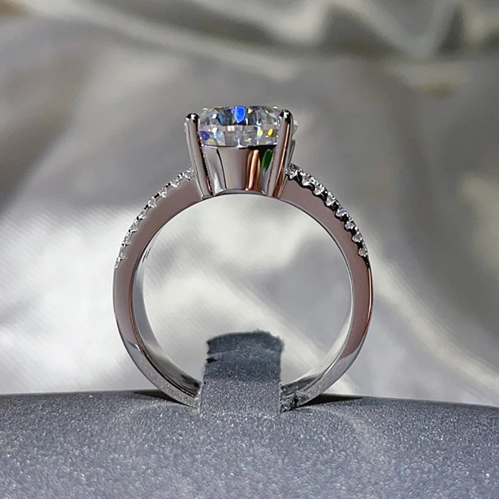 Anel Moissanite 8 Ctw