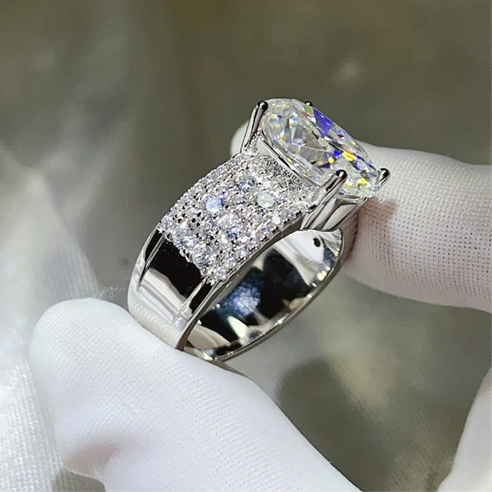 Anel Moissanite 8 Ctw