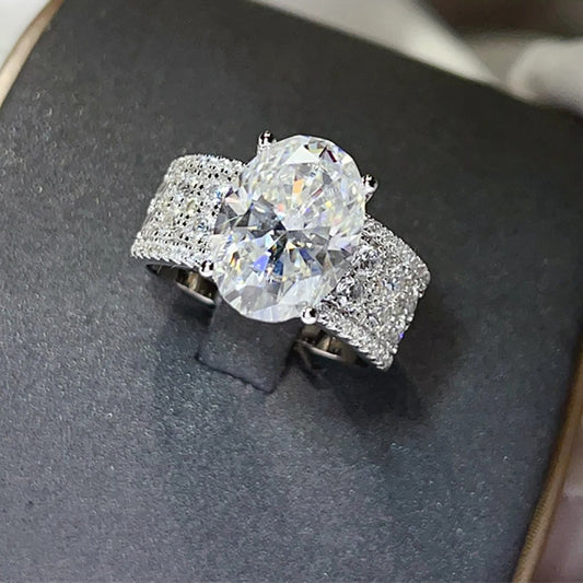 Anel Moissanite 8 Ctw