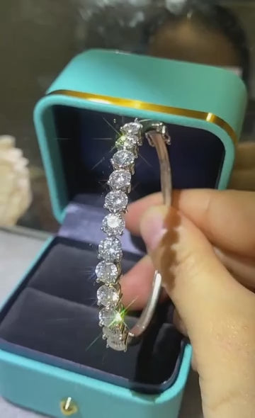 Pulseira Eternity Moissanite 6,0ctw