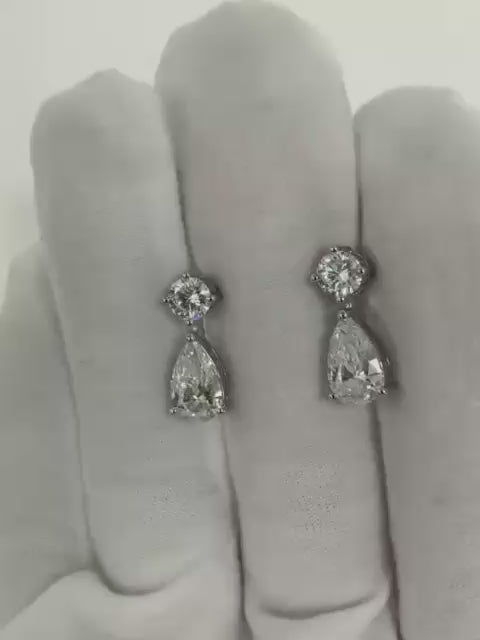 Brincos Diana 3ctw
